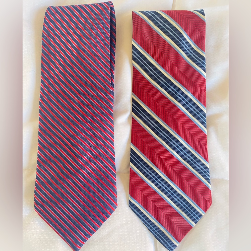 Roundtree & Yorke Men’s Ties Big & Tall set of 2 Extra Long